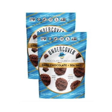 Undercover Chocolate Quinoa Crisps: Dark Chocolate + Sea Salt (2)