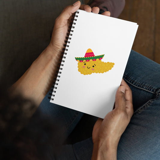 Spiral Notebook - Pancreas Wearing a Sombrero